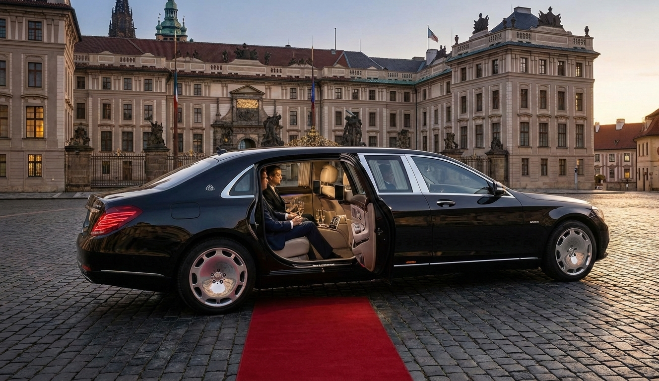 Black car limo in Toronto